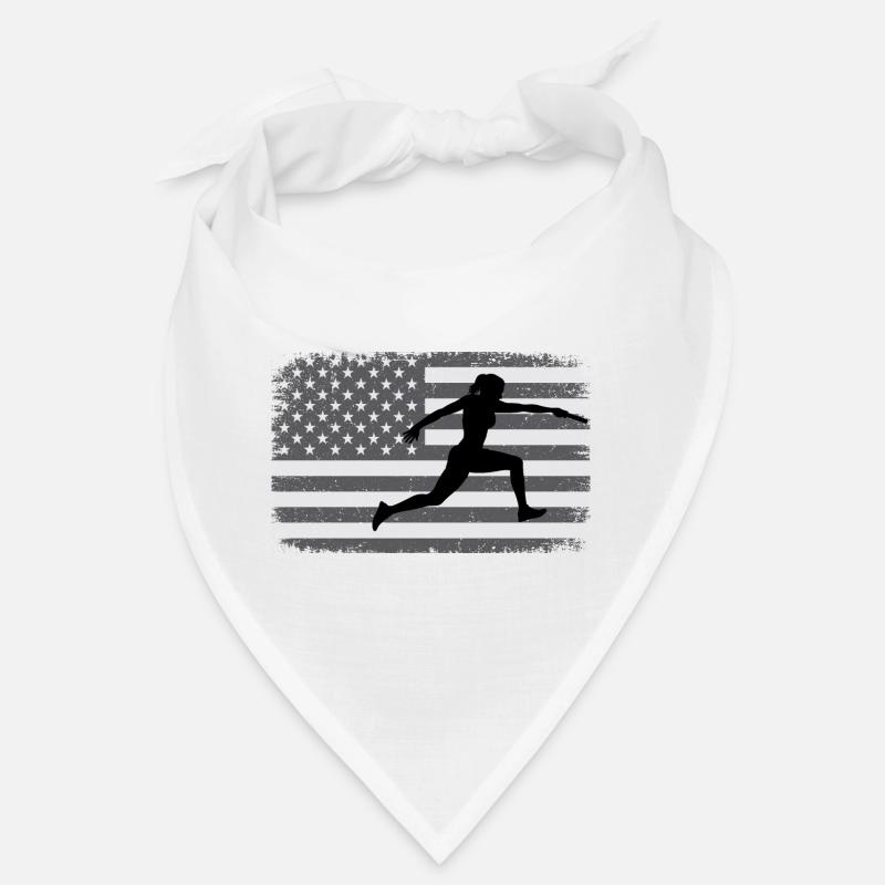 Athlétisme d’athlète de course American Flag Relay Bandana