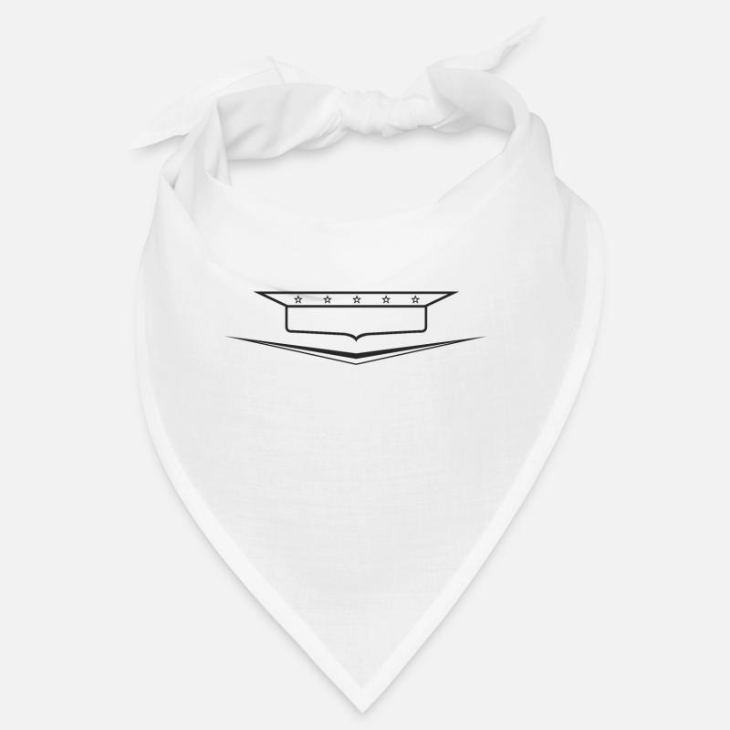 Classic Car Emblem frame empty, design yourself Bandana