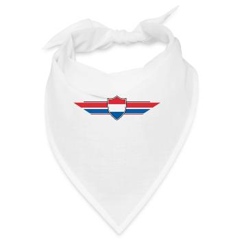 Niederlande Holland Fan Weltmeisterschaft - Bandana - Weiß - Vorne