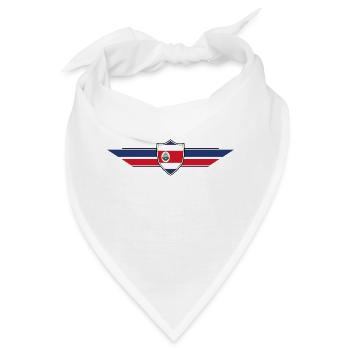Costa Rica Fan Weltmeisterschaft - Bandana - Weiß - Vorne