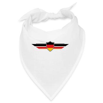 Deutschland Fan Weltmeisterschaft - Bandana - Weiß - Vorne