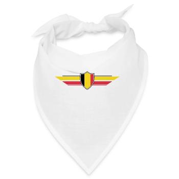 Belgien Fan Weltmeisterschaft - Bandana - Weiß - Vorne