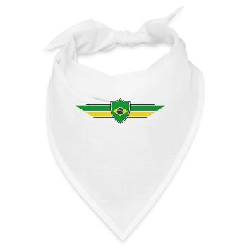 Brasilien Fan Weltmeisterschaft - Bandana - Weiß - Vorne