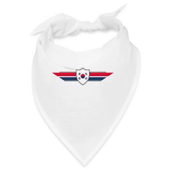 Südkorea Fan Weltmeisterschaft - Bandana - Weiß - Vorne