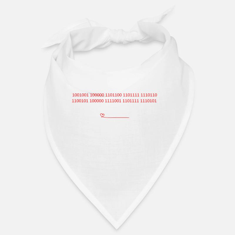 Secret code I love you Bandana