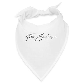 par excellence Französisch-Frankreich besondere einzigartige LZN - Bandana - Weiß - Vorne