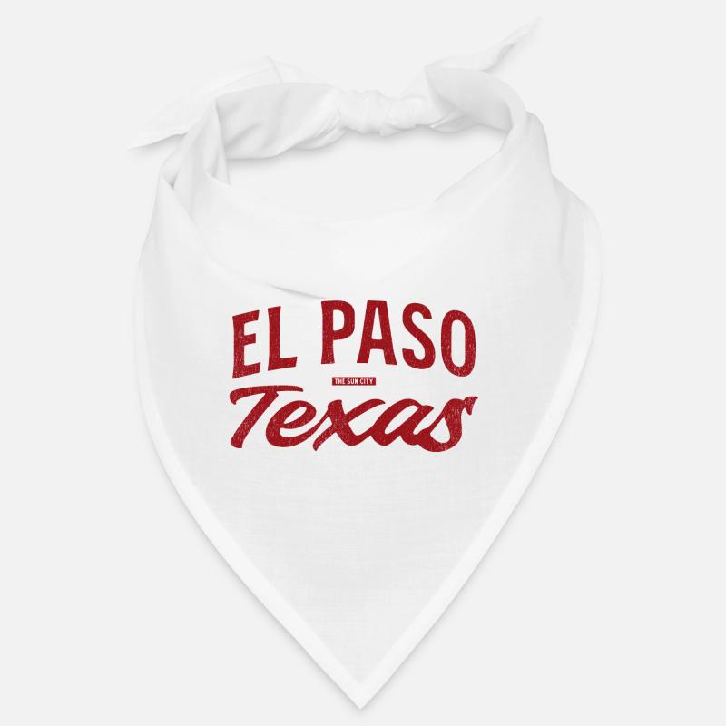 El Paso Texas Retro Script Bandana