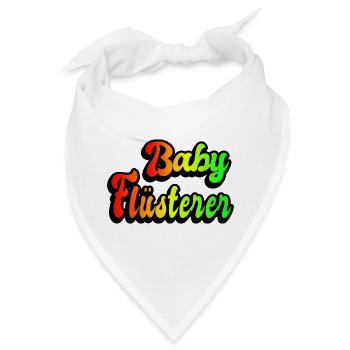 Baby Flüsterer - Bandana - Weiß - Vorne