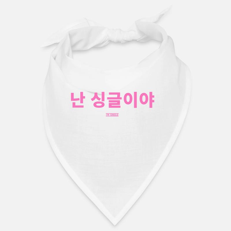 Coréen - Bandana - blanc
