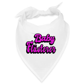 Baby Flüsterer - Bandana - Weiß - Vorne
