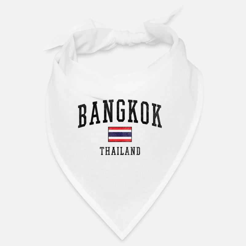 Thailand Flag Minimal Stripe Bandana