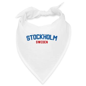 Stockholm, Schweden - Bandana - Weiß - Vorne