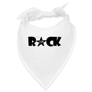 Rock Star - Bandana - Weiß - Vorne