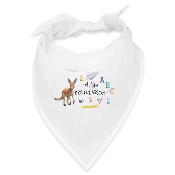 Ich bin Erstklassig! - Bandana - Weiß - Vorne