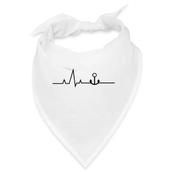 Segelboot Heartbeat Segelboot - Bandana - Weiß - Vorne