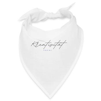 Inspirierende Wörter, Trendige T-Shirts von Popal - Bandana - Weiß - Vorne