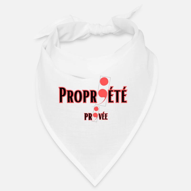propriété privée - Bandana - blanc
