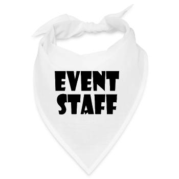Event staff - Bandana - Weiß - Vorne