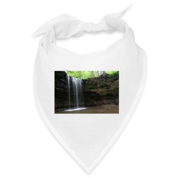 WASSERFALL HÖRSCHBACH BEI MURRHARDT - Bandana - Weiß - Vorne