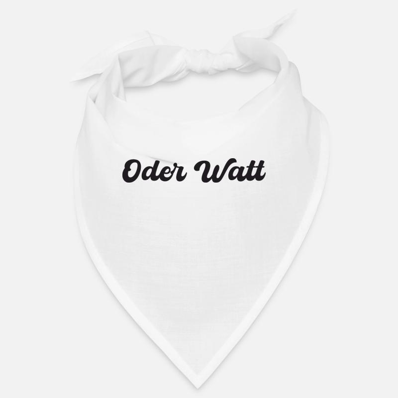 Slogan « Oder Watt » de la région de la Ruhr Bandana