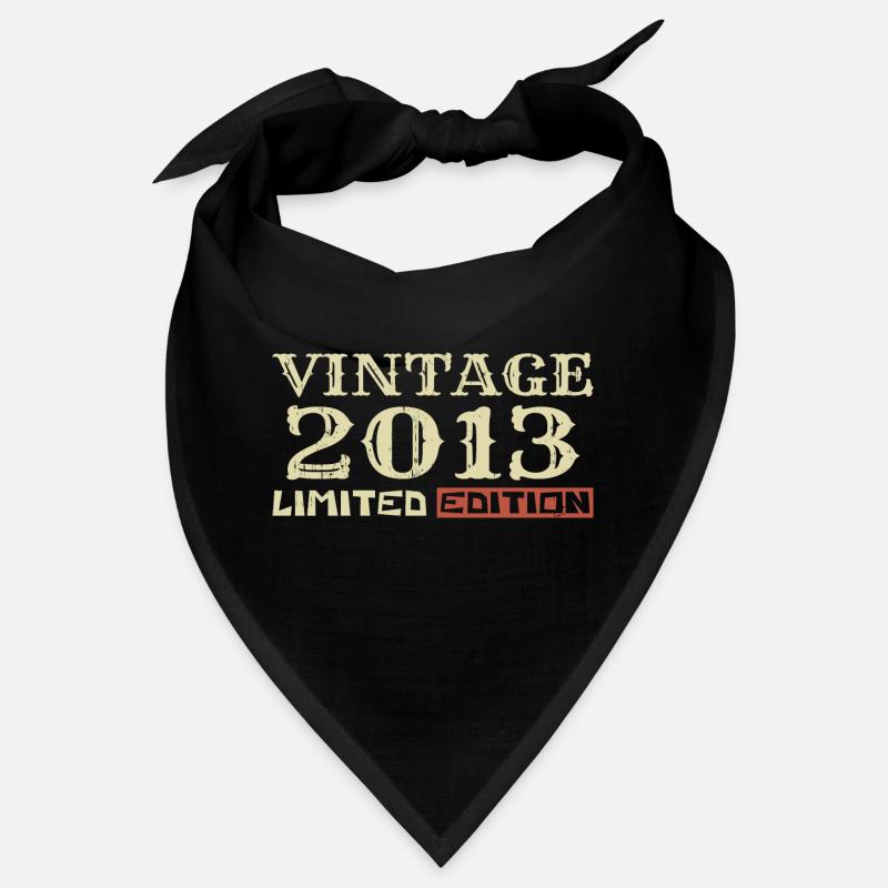 2013 Vintage: 11th Anniversary Unique Retro Gift Bandana