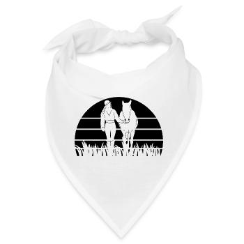 Reiterin - Bandana - Weiß - Vorne