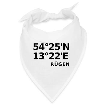 Rügen - Bandana - Weiß - Vorne