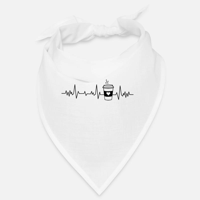 Coffee Heartbeat Bandana
