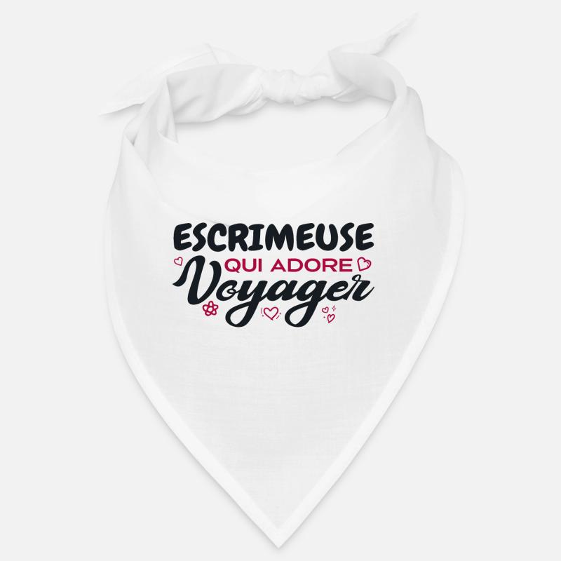 Escrimeuse globe-trotteuse passionnée de voyages Bandana
