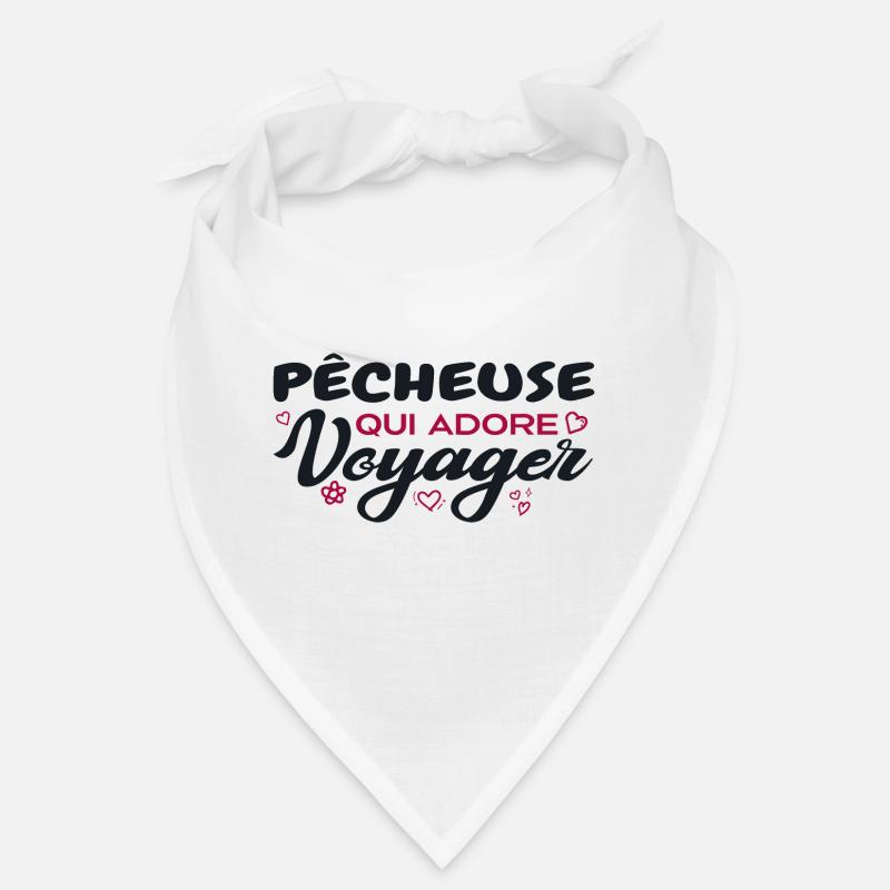 Pêcheuse globe-trotteuse passionnée de voyages Bandana