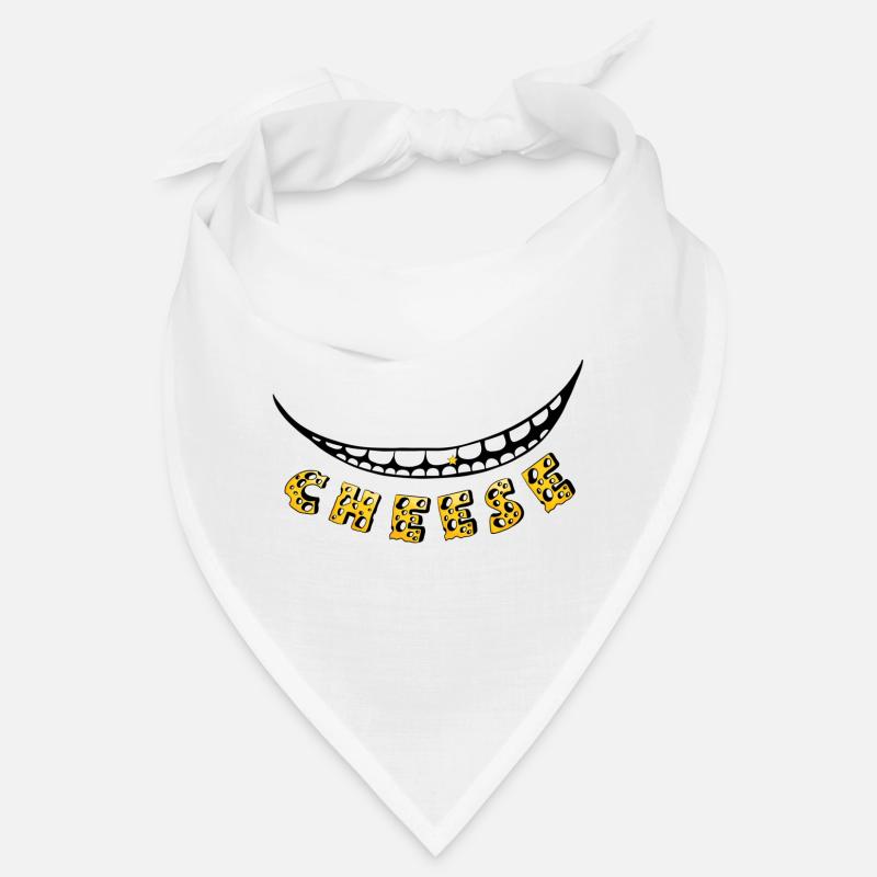 Cheese :) - Bandana - Weiß