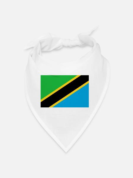Tanzanie - Bandana - blanc