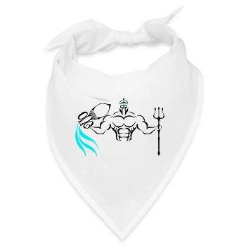 Alpha Aquarius Deluxe - Bandana - Weiß - Vorne