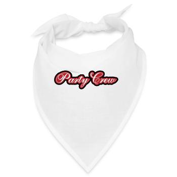 Party Crew - Bandana - Weiß - Vorne