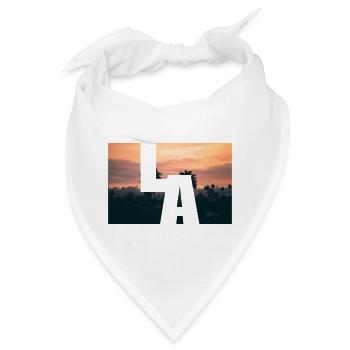 LA Los Angeles Sunset - Bandana - Weiß - Vorne