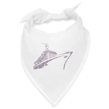 Kreuzfahrtschiff Kreuzfahrt Schiff Luxus - Bandana - Weiß - Vorne