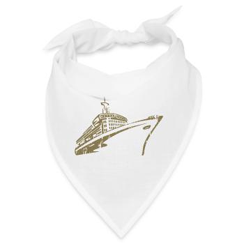 Kreuzfahrtschiff Kreuzfahrt Schiff Luxus - Bandana - Weiß - Vorne