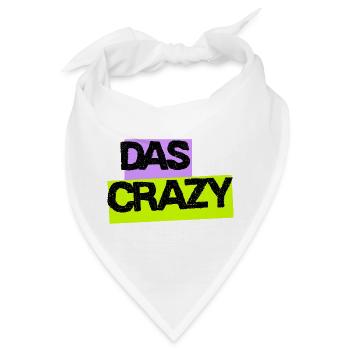 Das Crazy - Design mit Neon-Farben - Bandana - Weiß - Vorne