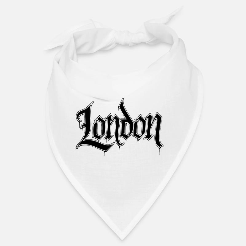 Graphic London typography design Bandana