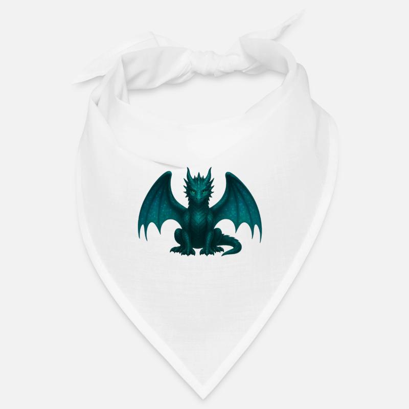 Dragon d’éther – Magie et transformation - Bandana - blanc