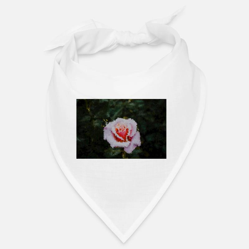 Aquarelle rose en style pixel Bandana