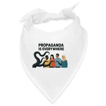 Propaganda Ist Überall Vielfaltsbild - Bandana - Weiß - Vorne