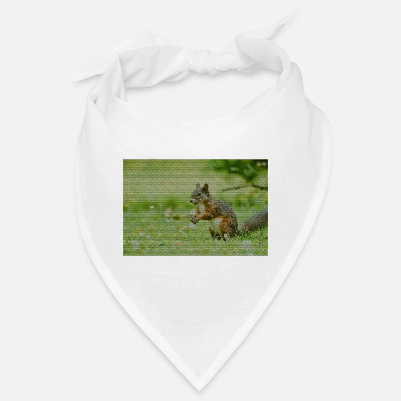 Squirrel Forest Pattern Bandana