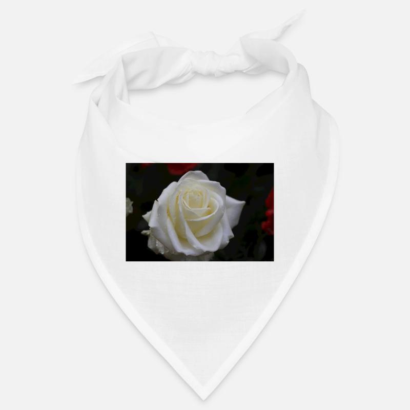 weiße Rose Bandana