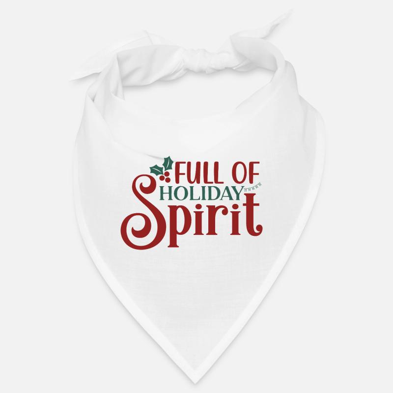 Voller Feiertagsstimmungsmuster Bandana