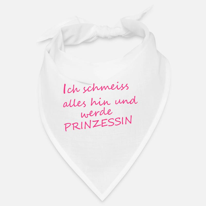 Ich_werde_Prinzessin - Bandana - white