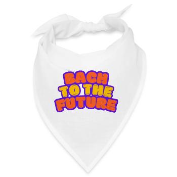 Bach to the Future Johann Sebastian Bach - Bandana - Weiß - Vorne