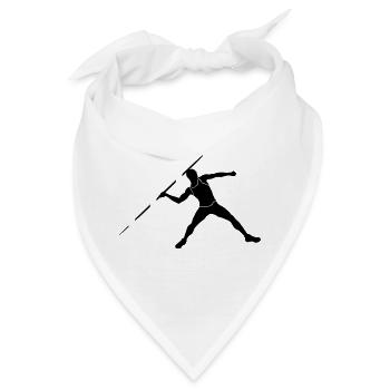 Speerwerfer - Bandana - Weiß - Vorne