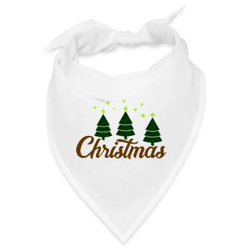 christmas - Bandana - Weiß - Vorne