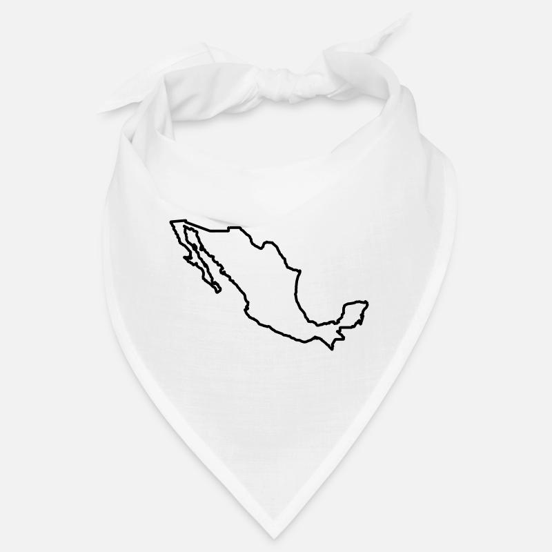 Mexiko Umriss Bandana